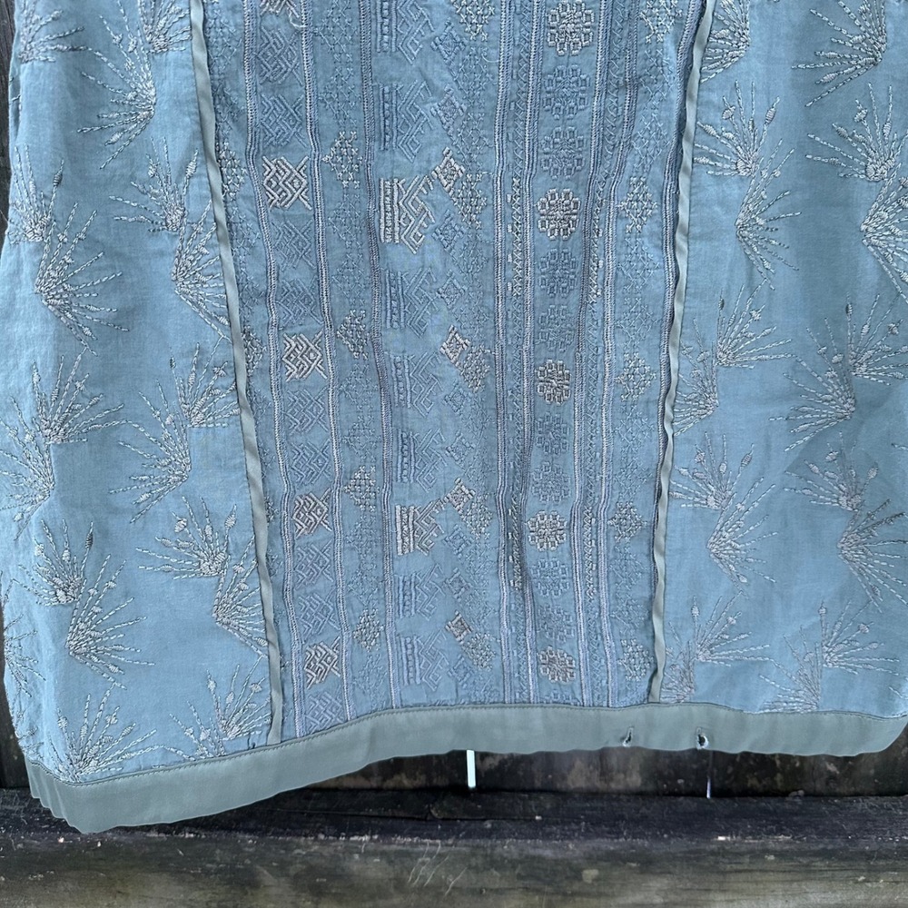 Anthropologie TINY Embellished Embroidered Sleeveless Boho Tank Top Size Small - Picture 4 of 10
